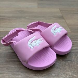 Lacoste Toddler Slides